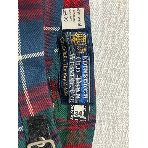 303 - vintage tartan skirt & kilt from Liberty & The Edinburgh old town weaving co.