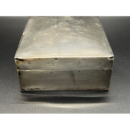 15 - Silver hallmarked jewellery box. 
4.5