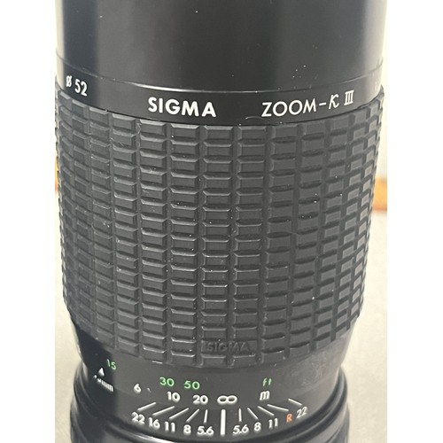 78 - 2 Camera lenses to include Sigma & Tokina