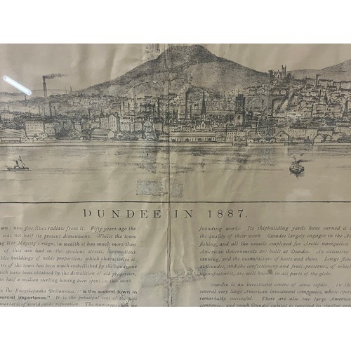 84 - Large framed picture of Dundee edition 