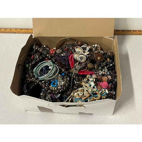 143 - Large selection of costume jewellery 
6.2kg