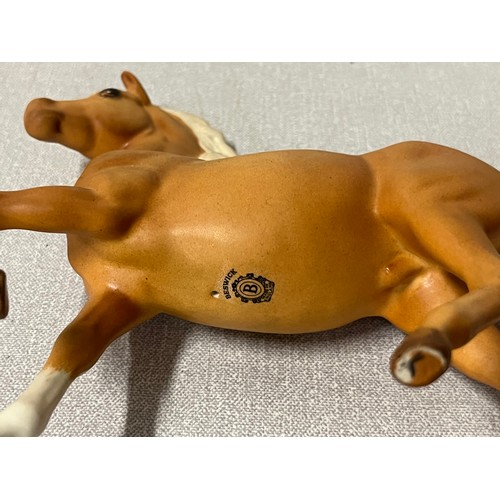 95 - vintage beswick prancing horse