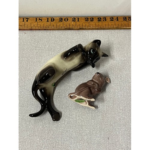 98 - vintage beswick cat & mouse