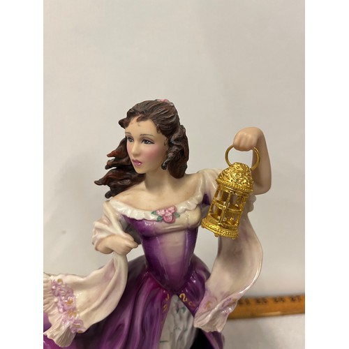 69 - Emily Bronte's Catherine from Wuthering Heights fine porcelain hand painted figurine limited edition... 