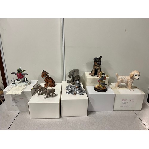 508 - Selection of animal ornaments to include Brooks & Bentley & Lenox etc.