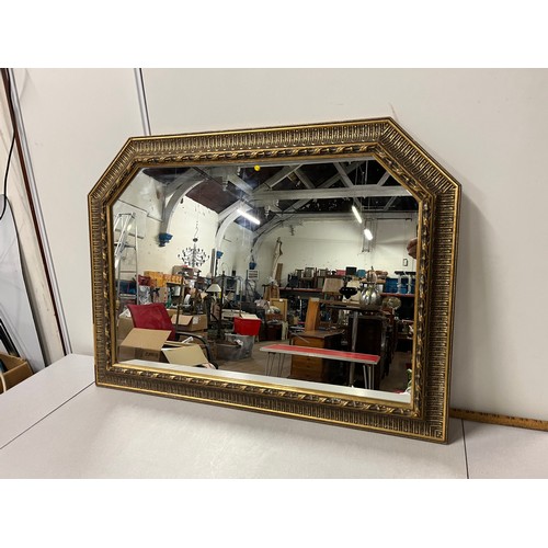 172 - Gilt framed wall mirror. 86cm x63cm