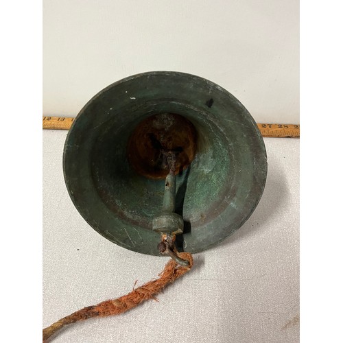 150 - Antique bell with clapper. 
8
