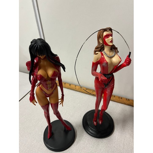 209 - 5 erotic style figurines to include anime etc