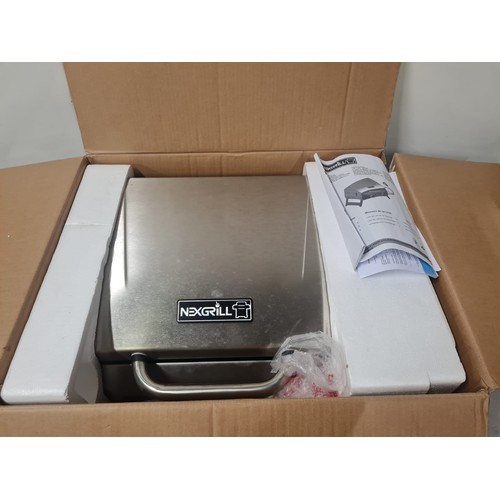 369 - Nexgrill 2 burner 20,000 BTU portable table top grill.