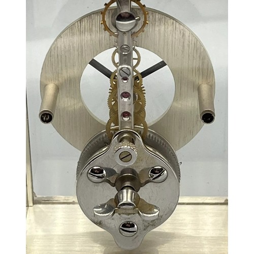 48 - Vintage Jaeger Lecoultre (SKELETON) Mantle Clock Working.
4