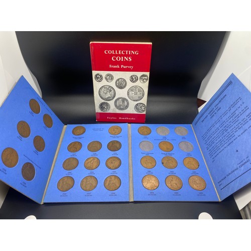 96 - Great Britain Pennies - collection 1930-1966 number four (4 pennies missing) along with Collecting C... 