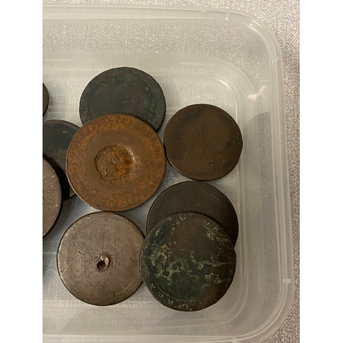 138 - Collection of old coins to include Brazilian Pedro coin & 1861 Bronze Nova Scotia one cent.
