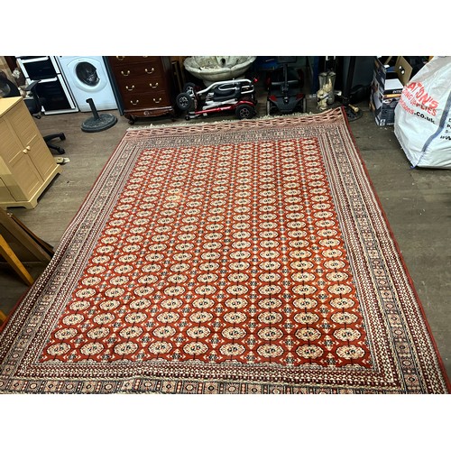 116 - Large handmade Turkish rug 11ft x 8ft.
