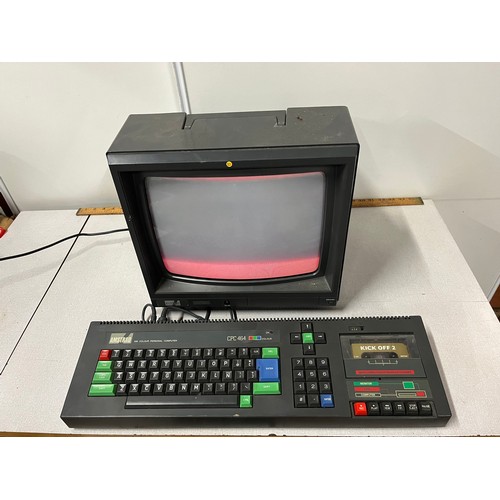 117 - Vintage Amstrad CPC464 along with Amstrad monitor.