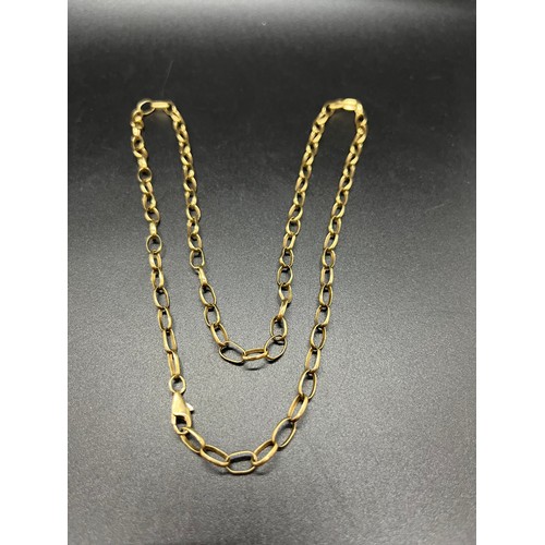 200C - 9ct gold belcher chain. 7.96g