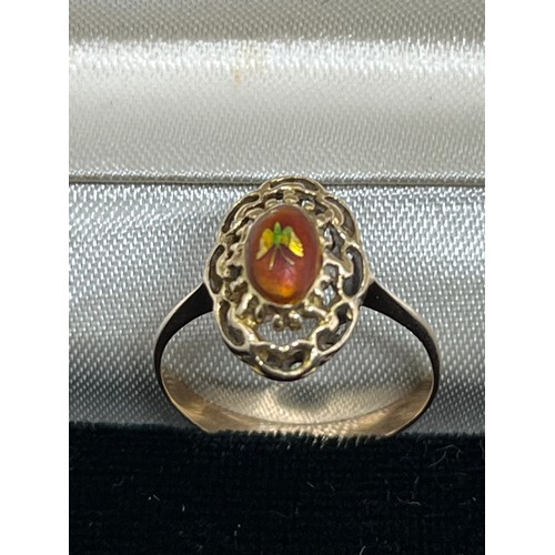 18 - Antique 9ct ladies ring