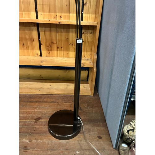 260 - Danalight Bubble 3 floor standing lamp having three red shades with dimmer switch - approx 120 x 186... 