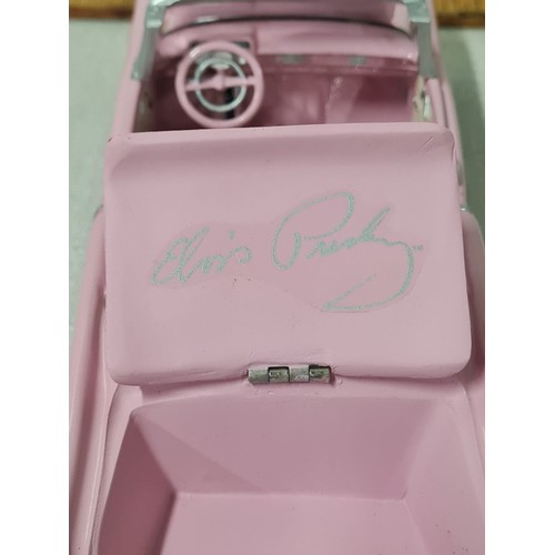 103 - 1955 PINK CADILLAC - Love Me Tender, cruising with Elvis Heirloom classics music box collection by A... 