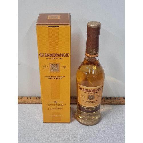 154 - Glenmorangie 10 year old highland single malt whisky 35cl