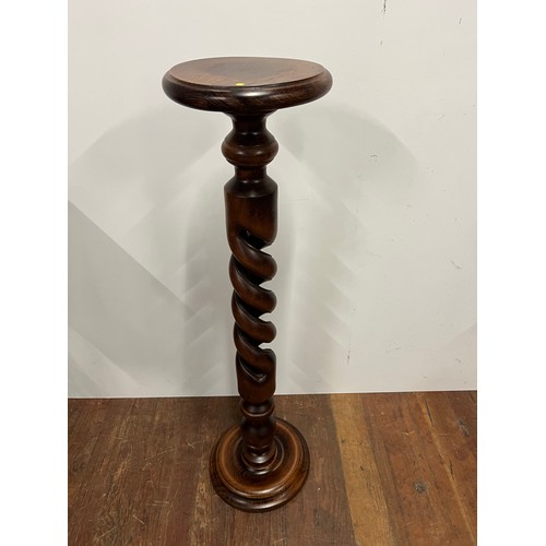 66 - Vintage open barley twist pedestal plant stand
38