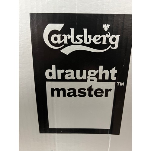 349 - New in box Carlsberg draught master beer machine.