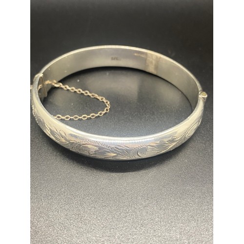 234 - 2 vintage silver hallmarked bangles.