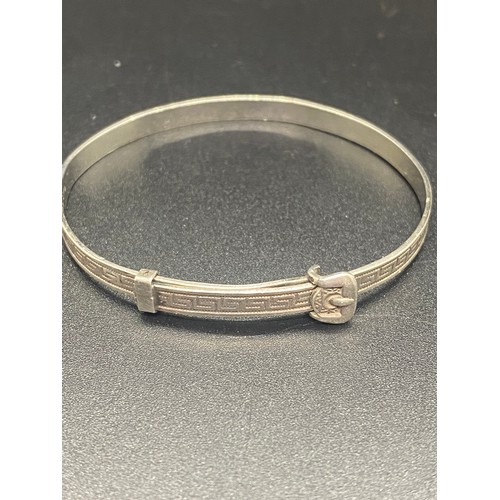 234 - 2 vintage silver hallmarked bangles.