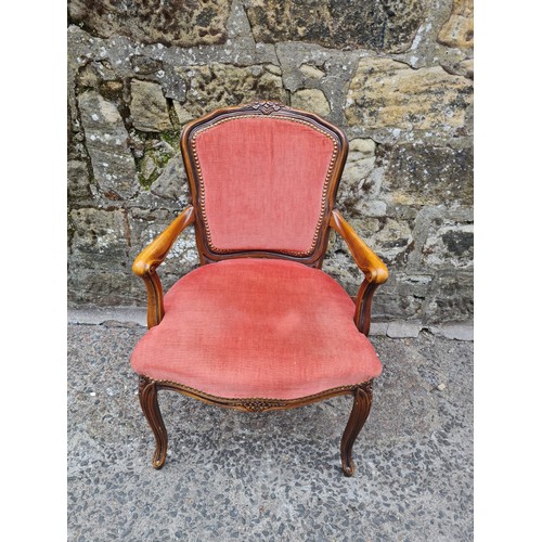 122 - Vintage Louis XV style armchair.