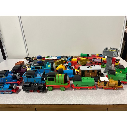 340 - Large selection of Thomas the tank engine trains etc.