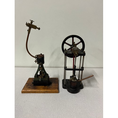 78 - Single cylinder four column vertical steam engine stamped along with Stuart Turner no5 model.
Talles... 