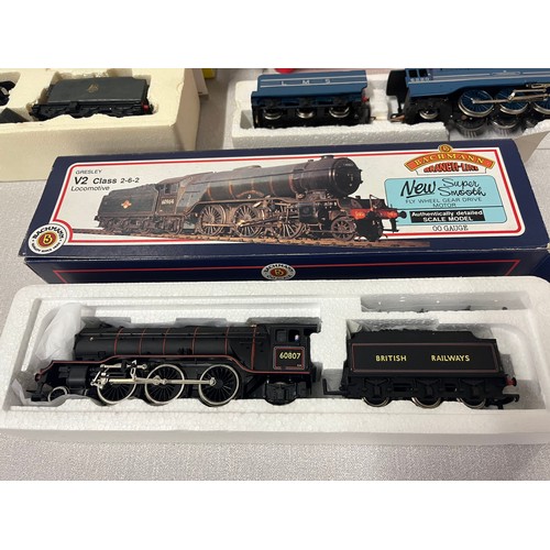 189 - 3 boxed engines & tenders to include horny & Bachman