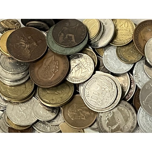 464 - Tub of mixed coins.