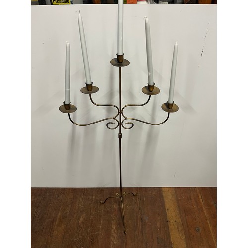 505 - 5 arm floor standing candelabra