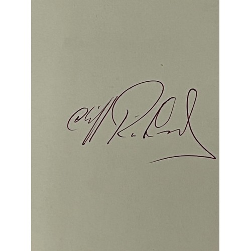 510 - Which one's Cliff? autobiography signed by Cliff Richard.