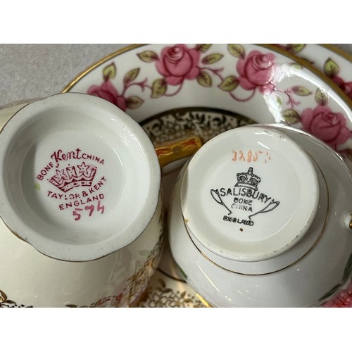 536 - 2 part tea sets to include S.F & Co