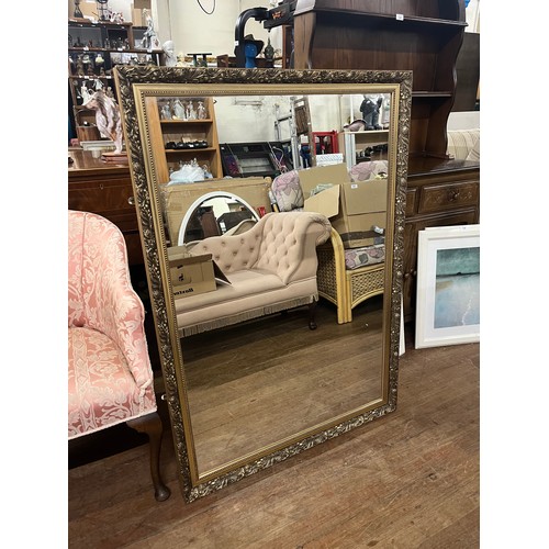 546 - Large gilt framed mirror. 
48