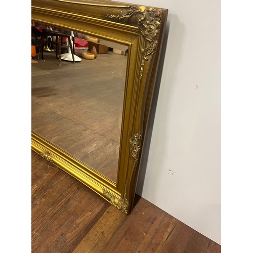 54 - Large ornate gilt framed mirror 43 x 32 inches
