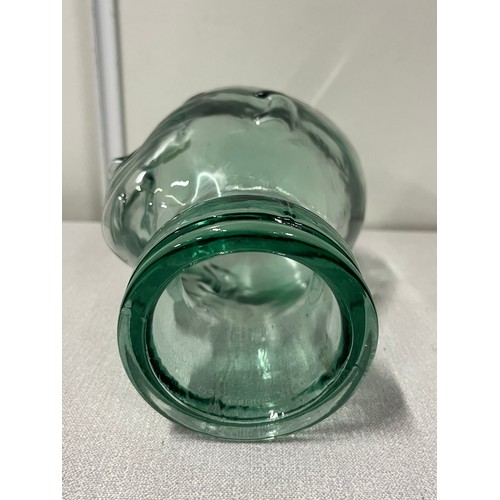 17 - Vintage glass head display sculpture.