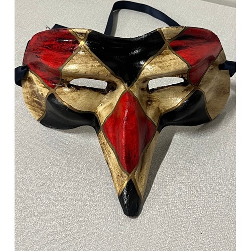 19 - Venetian paper mache masquerade mask.