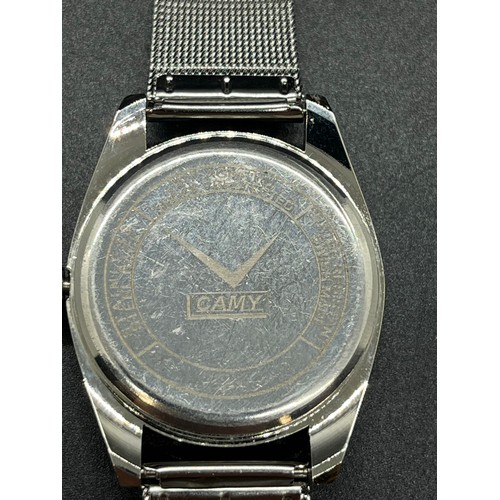 35 - vintage camy geneve gents militaty style wristwach