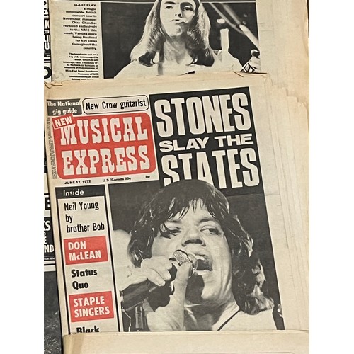 58 - collection of vintage music related papers from the 60s/70s ( blondie, paul mccartney , george harri... 