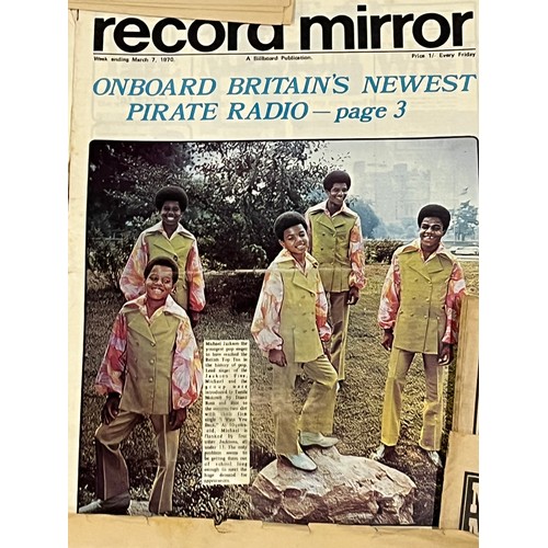 58 - collection of vintage music related papers from the 60s/70s ( blondie, paul mccartney , george harri... 