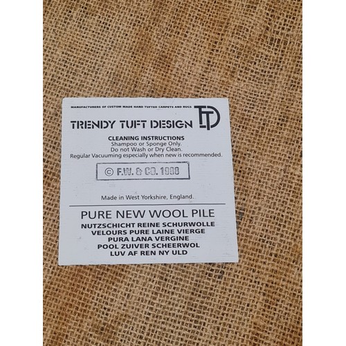 223 - Pure new wool pile 1988 Peter Rabbit rug by Trendy Tuft Designs. 38