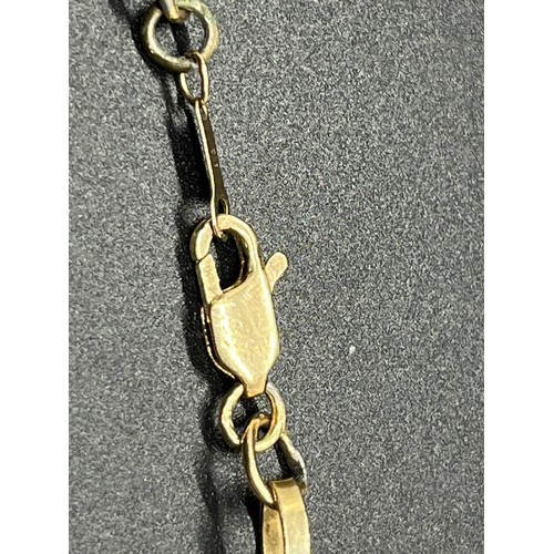 87 - Large 9ct gold belcher chain 15g