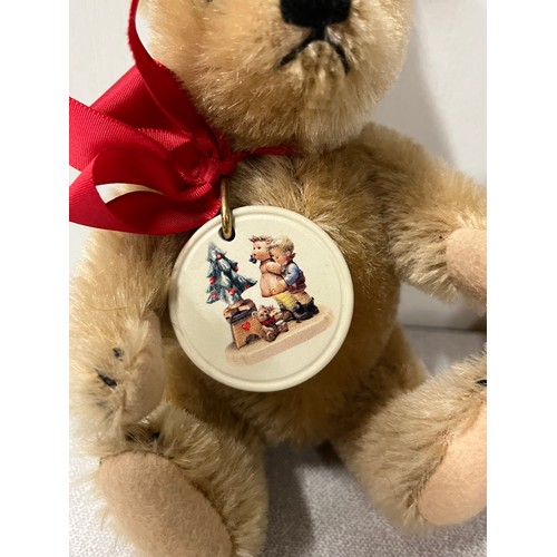 33 - Hummel and Steiff Wonders of Christmas bear and figurine set.
Hummel 7