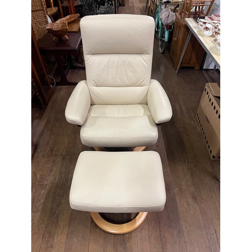 99C - Stressless reclining chair  & footstool