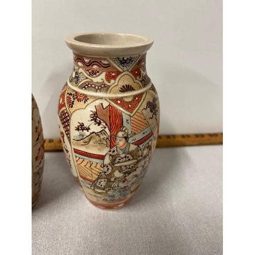 105 - A pair of antique original japanese satsuma vases
7.5 inches tall