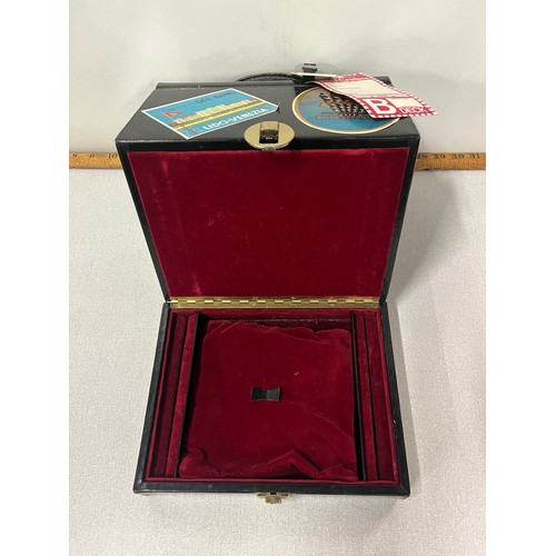 101 - Vintage Le Tanneur cabin/vanity case made in France.