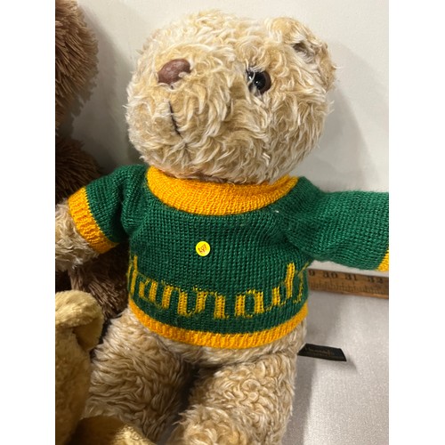 103 - 5 x Harrods teddy bears.