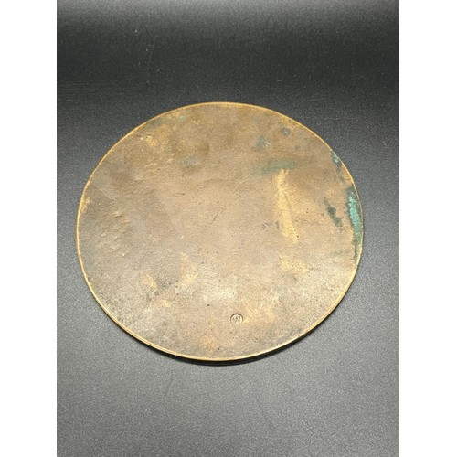 68 - Original WW1 British death plaque penny to Charles Bowie Denovan. Private, 46th Battalion, Infantry ... 